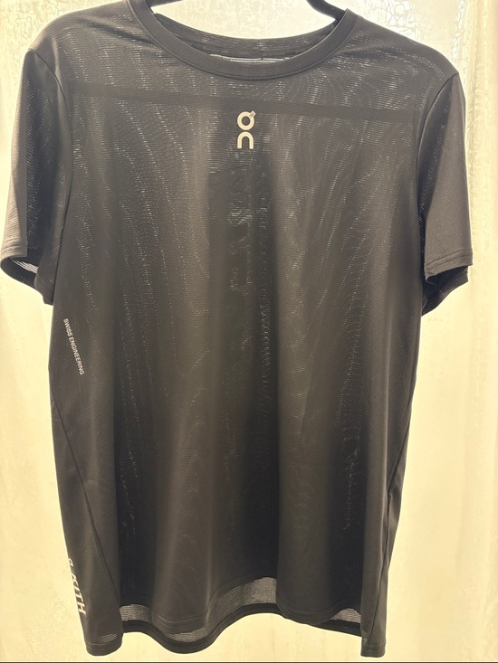 On Running Tops - On Running x Kith Black Short-Sleeve Performance Tee